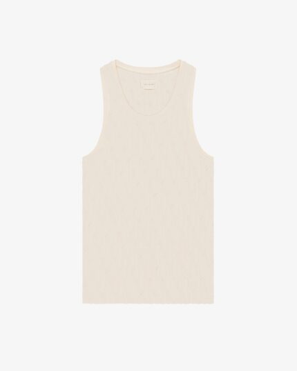 Pointelle Tank Top