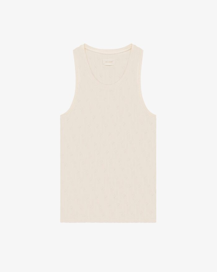 Pointelle Tank Top