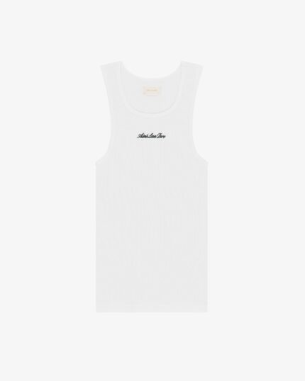 Embroidered Logo Tank Top