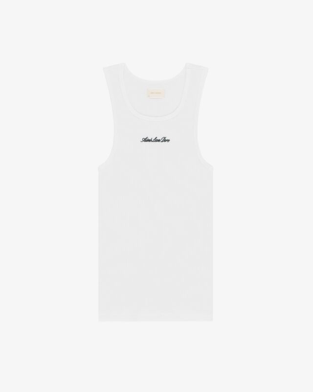 Embroidered Logo Tank Top