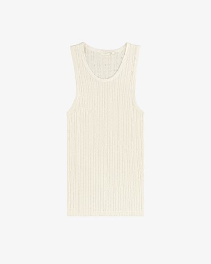 Eyelet Tank Top