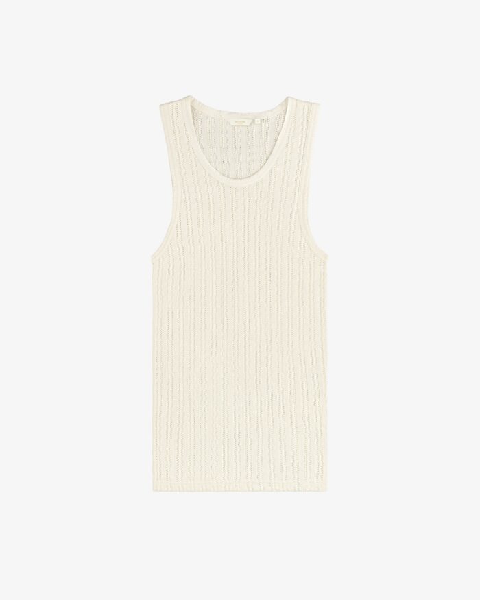 Eyelet Tank Top