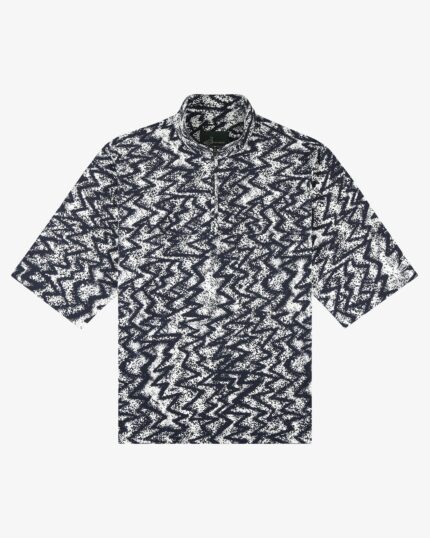 ALD Golf Patterned Quarter Zip Pullover