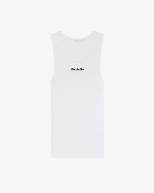 Embroidered Logo Tank Top