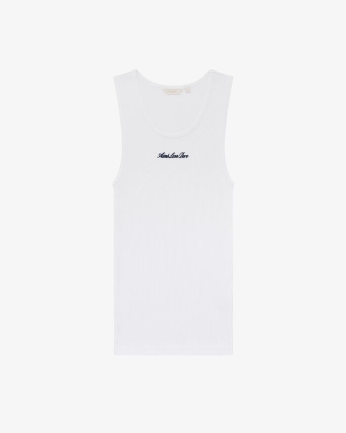 Embroidered Logo Tank Top