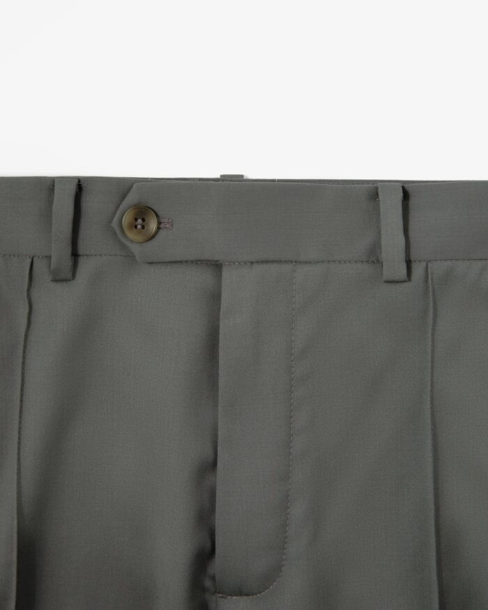 Gabardine Pintuck Trouser