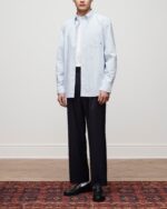 Single-Pleated Gabardine Trouser