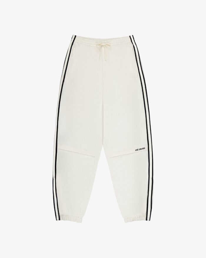 Mesh Stripe Nylon Track Pant