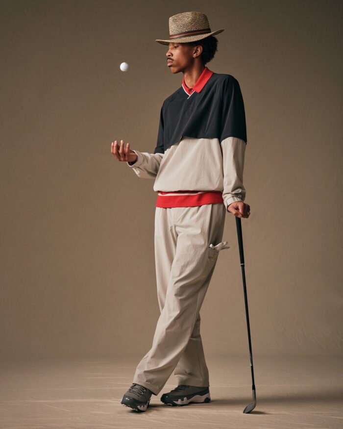 ALD Golf Nylon Double Pleated Pant