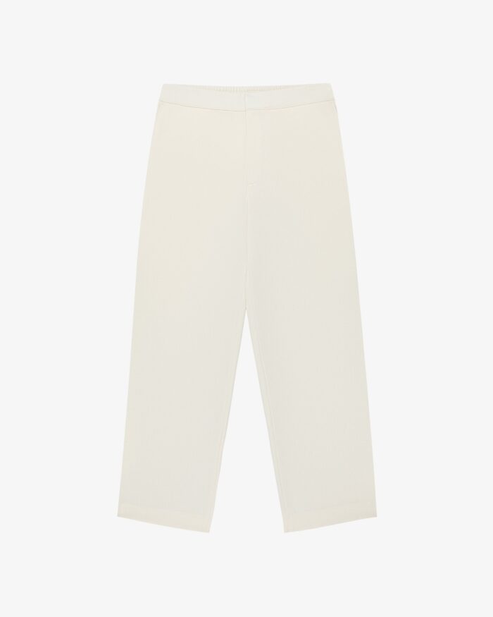 Basketweave Elasticated Waist Trouser