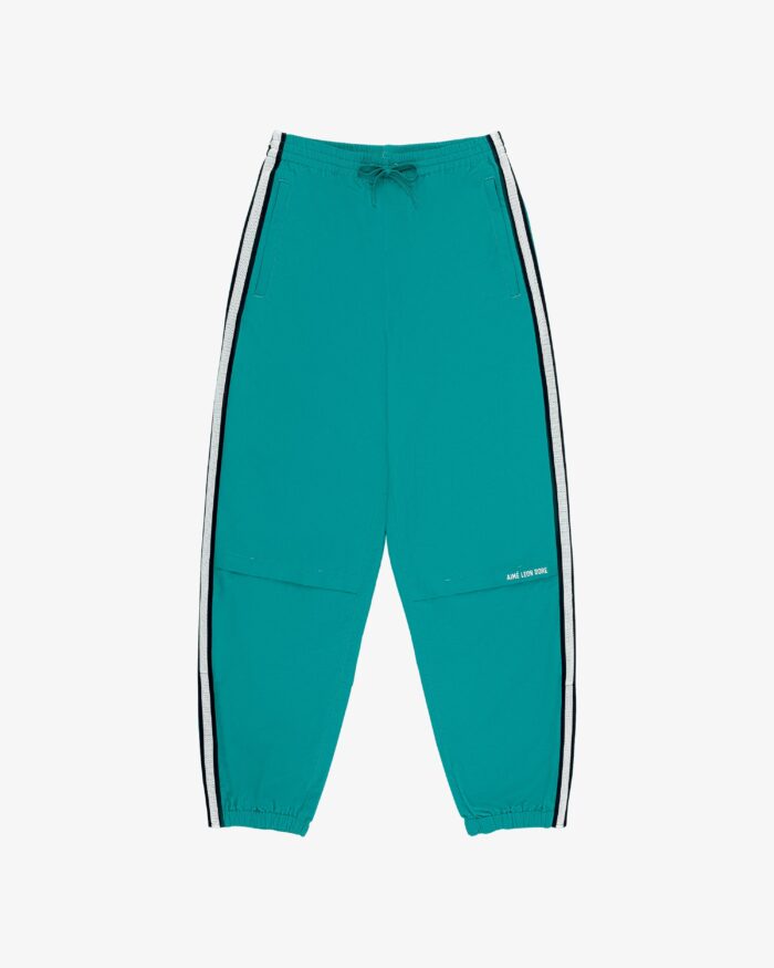 Mesh Stripe Nylon Track Pant