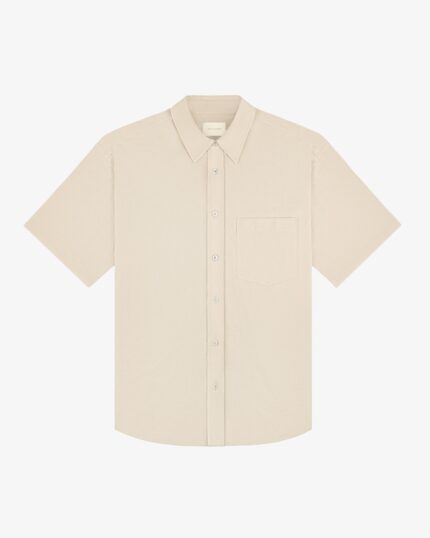 Short-Sleeve Seersucker Shirt