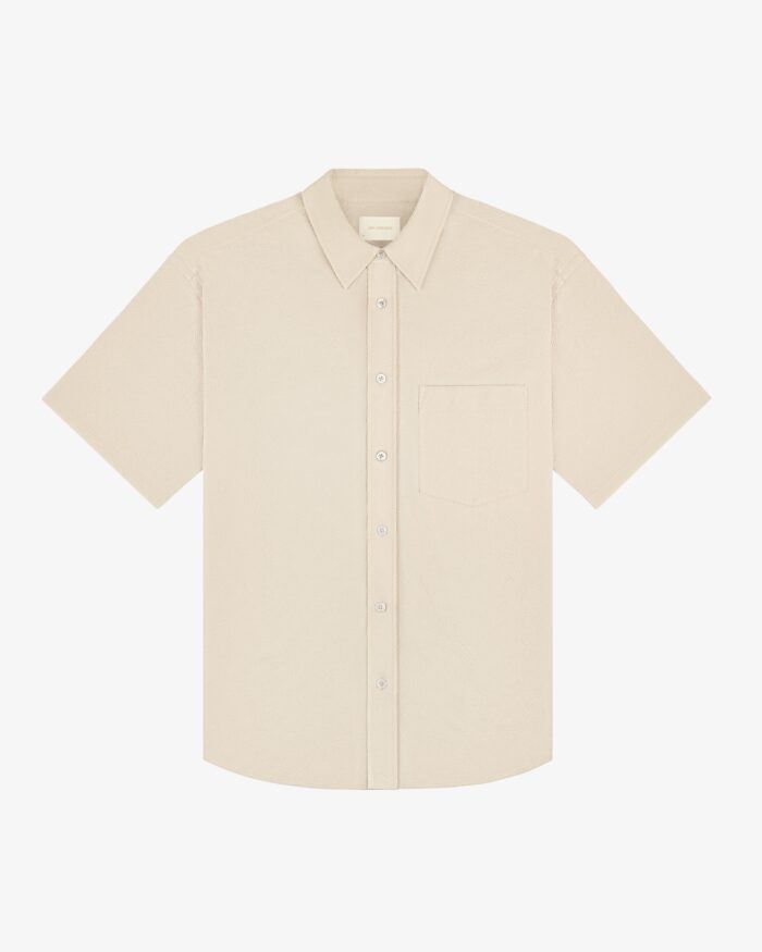 Short-Sleeve Seersucker Shirt
