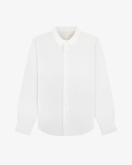 Long-Sleeve Linen Shirt