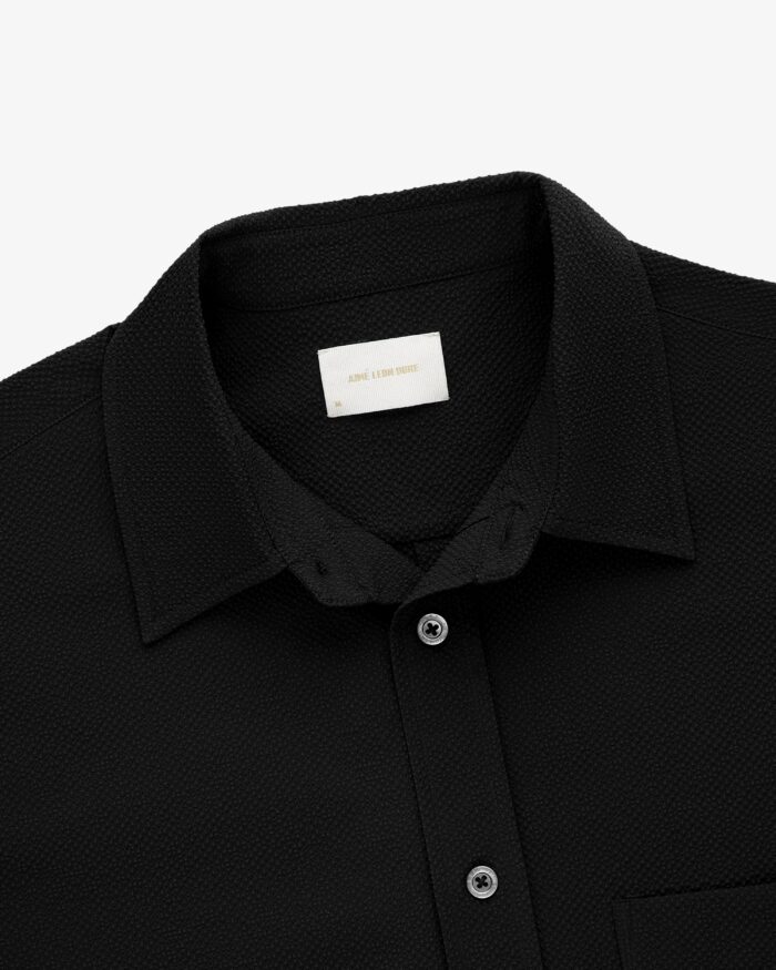 Short-Sleeve Seersucker Shirt