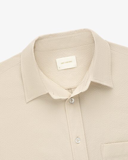 Short-Sleeve Seersucker Shirt