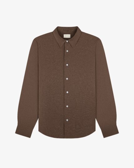 Long-Sleeve Linen Shirt