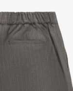 Pinstripe Elasticated Waist Suit Trouser
