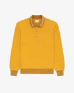 Jacquard Collar Snap Pullover