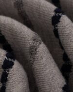 Jacquard Stripe Polo Cardigan