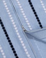Jacquard Stripe Polo Cardigan