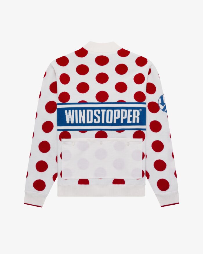 WINDSTOPPER® Polka Dot Knit Cycling Jersey by GORE-TEX LABS