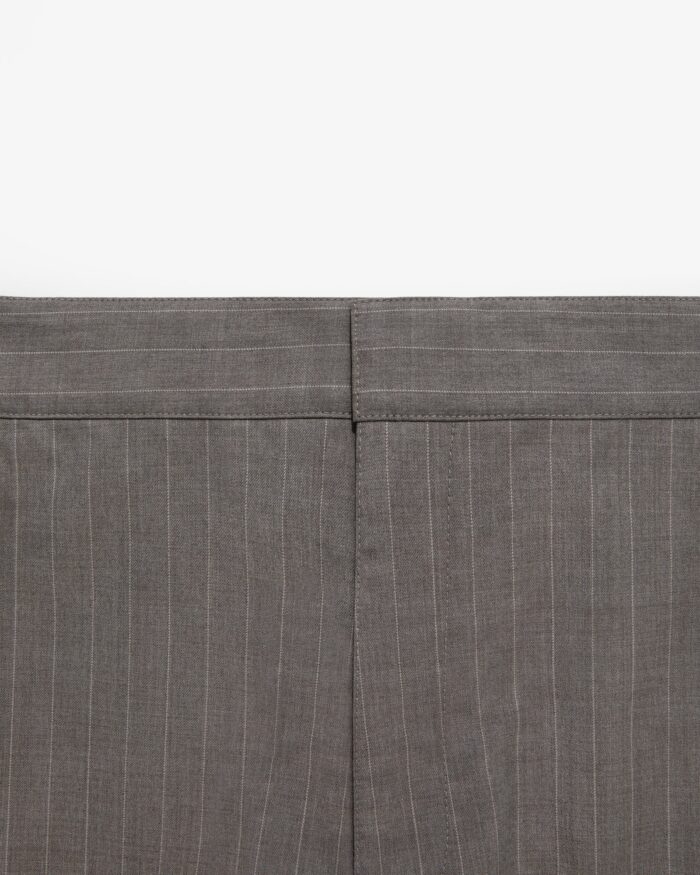 Pinstripe Elasticated Waist Suit Trouser
