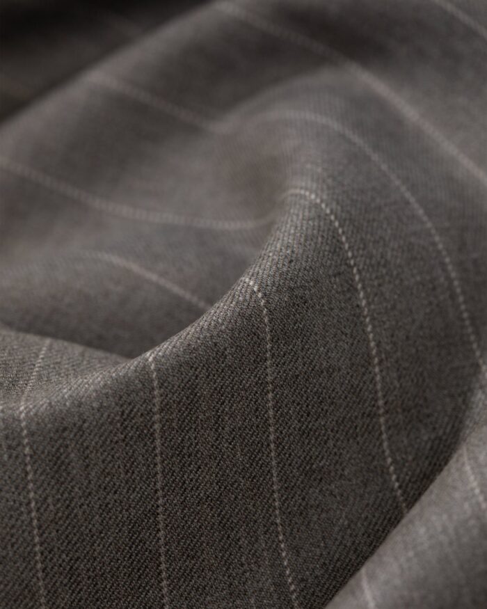 Pinstripe Elasticated Waist Suit Trouser
