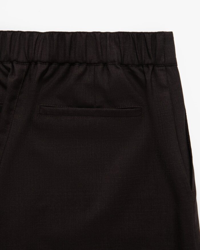 Melange Wool Elasticated Waist Suit Trouser