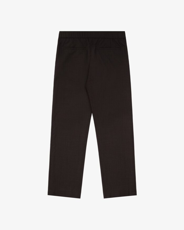 Melange Wool Elasticated Waist Suit Trouser