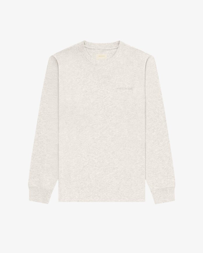 Long-Sleeve Tonal Logo Tee