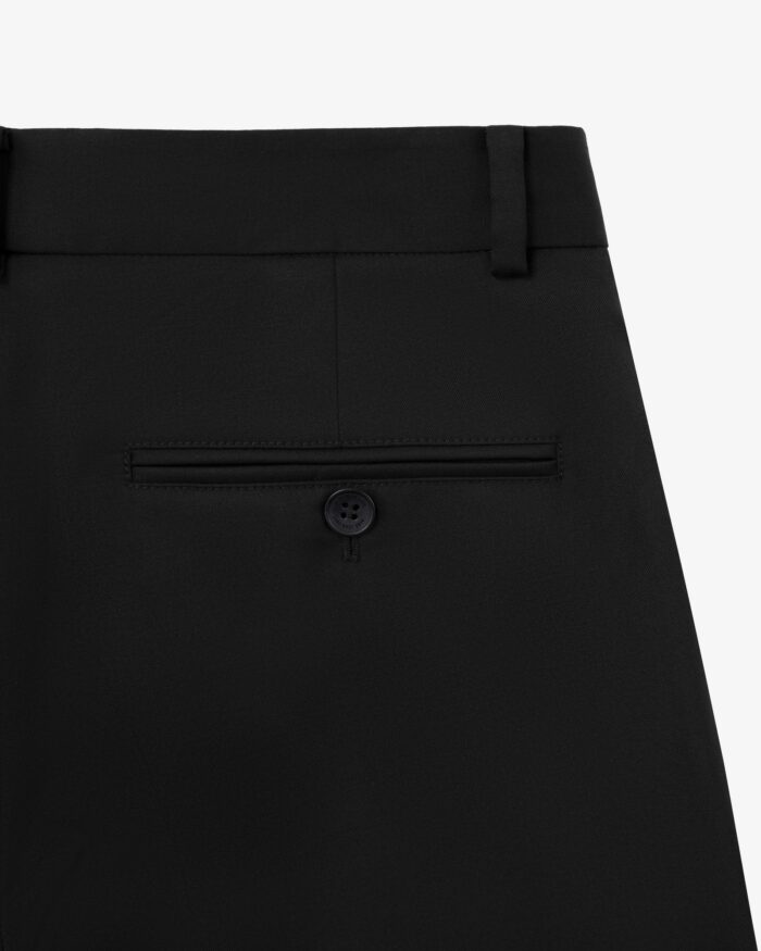 Single-Pleated Gabardine Trouser