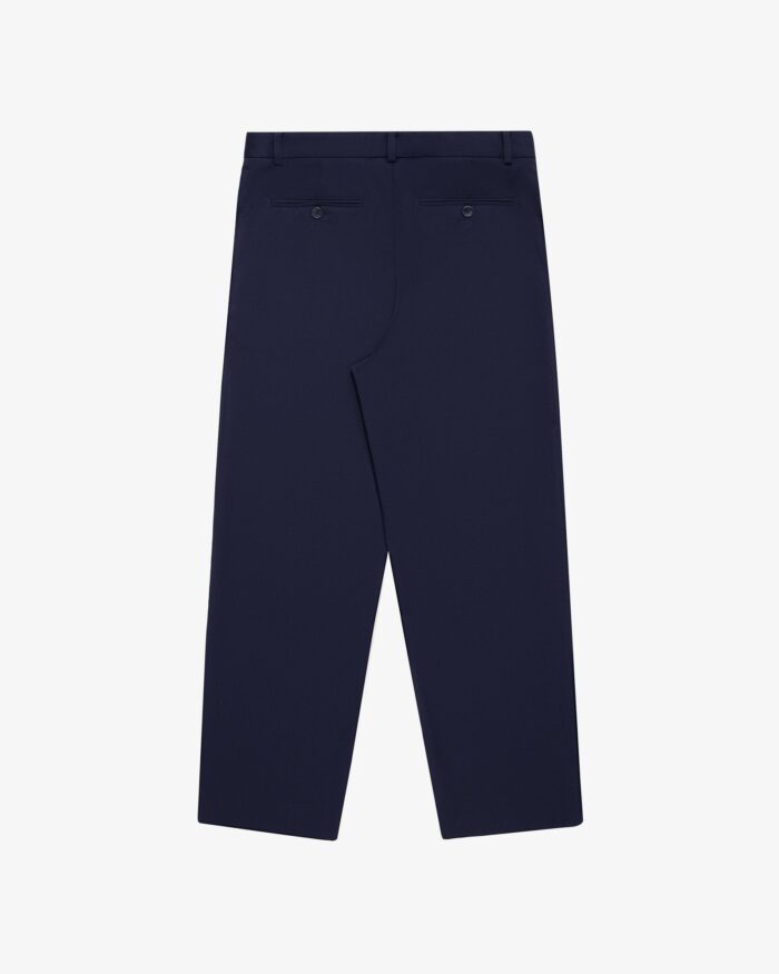 Single-Pleated Gabardine Trouser