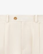 Single-Pleated Gabardine Trouser