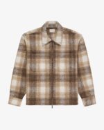 Alpaca Blend Zip Shirt