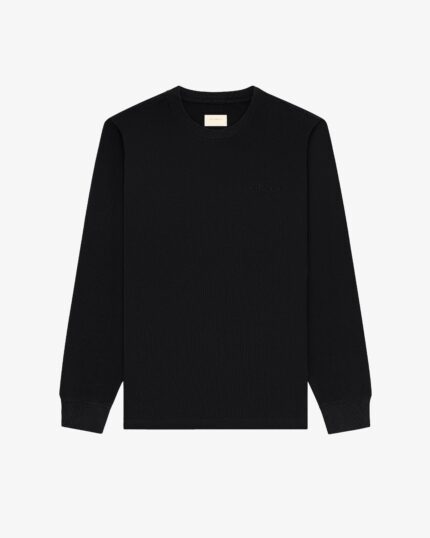 Long-Sleeve Tonal Logo Tee