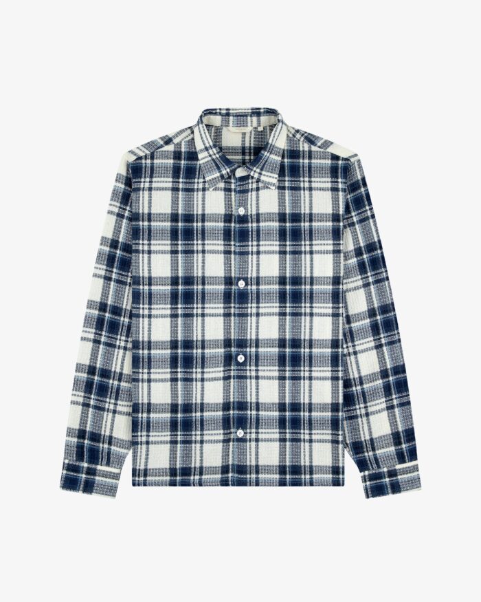 Plaid Waffle Deck Shirt
